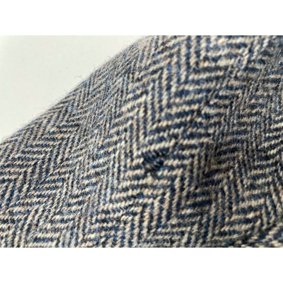 Anderson Little Blazer Harris Tweed 100% Wool Herringbone USA Leather Button‎ 44 - Picture 16 of 16